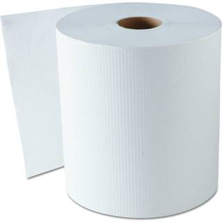 Gen 1820 Hardwound Roll håndklæder Hvid 8 """" X 800 ft (tilfælde af 6)