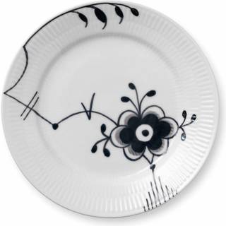 Royal Copenhagen - Black Mega Tallerken 19 cm Dekor Nr. 6 - Assietter - Karen Kjældgård-Larsen
