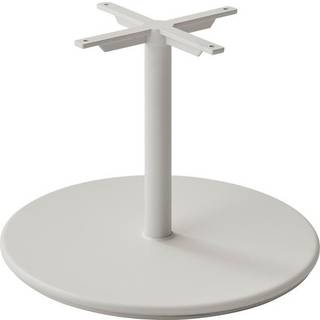 Cane-Line - Cafe bordfod - Go - Sand/bordplade dia. 60 cm - Drop, Go - Lava Grey - Udendørs små borde og sideborde - Træ farvet,Grå