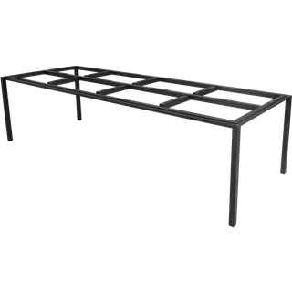 Cane-line Pure Havebord 100x280 cm - Lavagrå m/sort bordplade