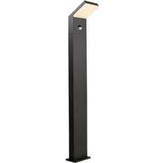LED-gadelampe Tucanae, grå Højde 100 cm IP54 metal
