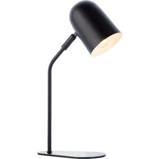 Tong bordlampe, sort, højde 38 cm, metal