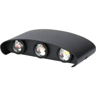 5W Væglampe - LED, 3000K, Sand Sort - Kulør : Varm