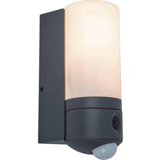 LUTEC connect POLLUX udendørs LED væglampe med kamera og sensor, IP44, mørk grå