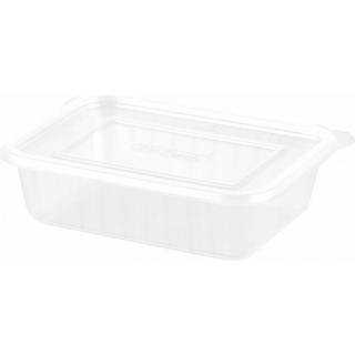 Duni Fixpack plastbakke firkantet PP 350ml klar, 500 stk