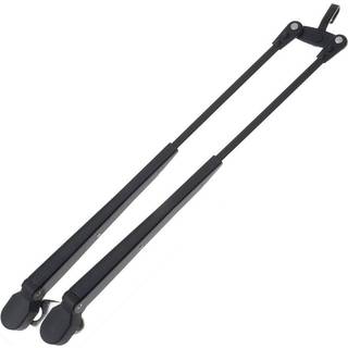 Parallelarm / viskerarm båd Roca Pantograph Arm, for W10 / W12 / W38L, sortlakeret, 454 - 591 mm (18" - 23.3'')