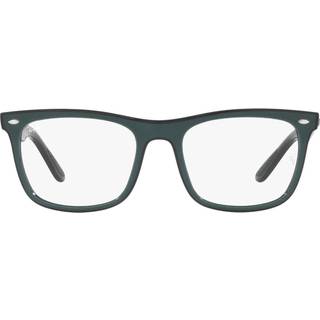 Ray - Ban Unisex RX7209 8214 Optiske stel Plast Grøn Firkantet