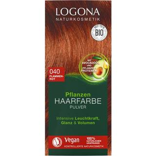 Logona Hårpleje Hair Colour Plejende plante-hårfarve Flame Red 100 g (1.060,00 kr / 1 kg) - 100 g