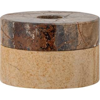 Bloomingville Dalin lysestage/fyrfadsstage Ø9 cm Sandsten
