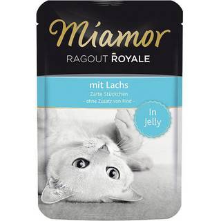 Miamor vådfoder laks I gele 100g kattevådfoder