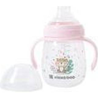 Kikkaboo Savanna Cup with Silicone Spout Kop med håndtag 6 m+ Pink 240 ml - 240 ml