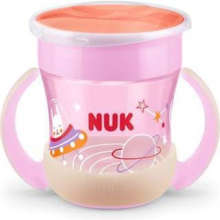 NUK Magic Cup Night Kop med håndtag 6m+ Pink 160 ml - 160 ml