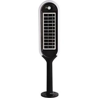 5W LED solcelle pullert lys - 3000K, hvid+sort hus - Kulør : Varm