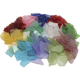 Glasmosaik 3kg - Farverig til kreativt design