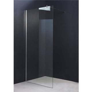Milobad Brusevæg Bruseafskærmning – 80 cm Klart glas