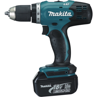Makita akku boreskruemaskine DDF453SFX1 18 2x3,0Ah m/akku, lader og tilbehør