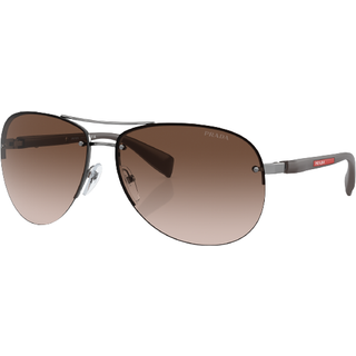 Prada Linea Rossa PS56MS 5AV6S1 62 Solbriller Mænd Brun - Gunmetal - 62mm