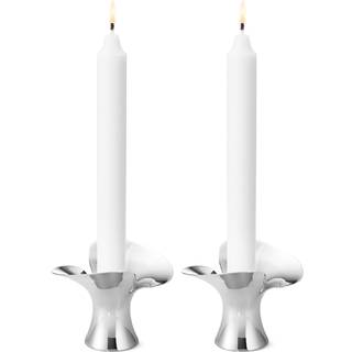 Georg Jensen Bloom lysestage 2 Stk. 7,3 Cm