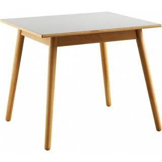 FDB Møbler - C35A spisebord i eg/oliven linoleum