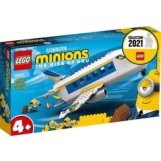LEGO Minions: The Rise of Gru: Minion Pilot in Training (75547) Toy Plane Building Kit til b?rn En god gave til b?rn, der elsker Minions Toys og