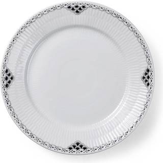 Royal Copenhagen Sort Riflet Blonde tallerken 22 cm