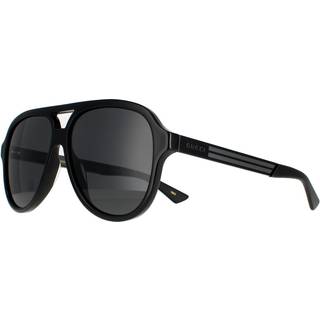 Gucci Mand GG0688S 001 Solbriller Acetat Sort Grå Pilot Normal