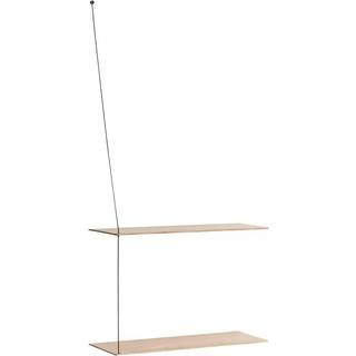 Woud Stedge hylde 60 cm Sortmalet ask