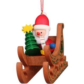 Christian Ulbricht Ornament - Santa Sled - 2,75 """" H x 1,5 """" W x 3 """" D