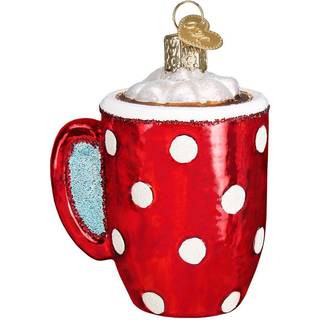 Old World Christmas 32310 Kaffe og te gaver glasblæst ornamenter til juletræ varm kakao