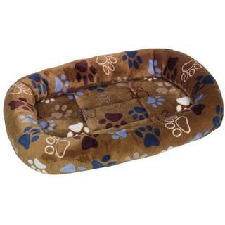 Madras med kant oval Classic LISSI - 68 x 48 x 8 cm - Brun