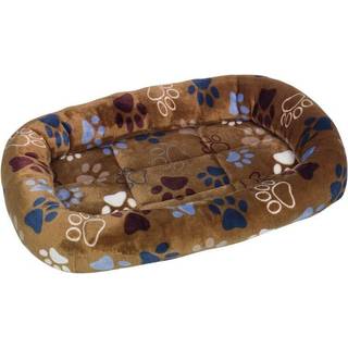 Madras med kant oval Classic LISSI - 78 x 58 x 8 cm - Brun