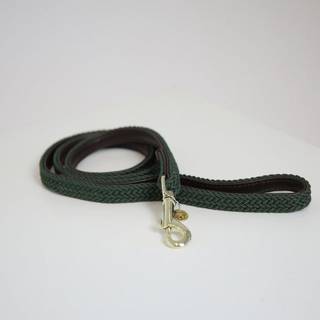 Plaited Nylon dog lead Olivengrøn - 2 m