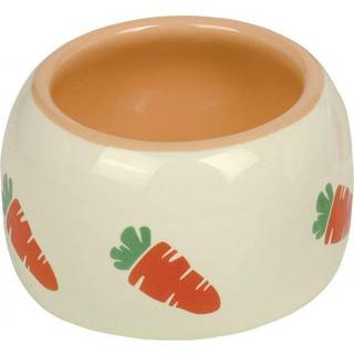 Keramikskål "Carrot", beige-orange - Orange - Ø 14