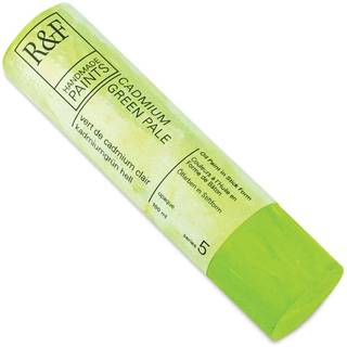 R&F oliepigment stick 100 ml cadmium gr?n bleg