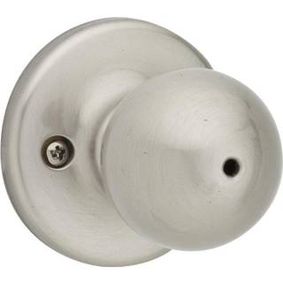 Kwikset polo interi?r privatlivsd?rsknap med l?sed?r h?ndtag til badev?relse og sovev?relse satin nikkel n?glefri turn lock doorknob med mikroban