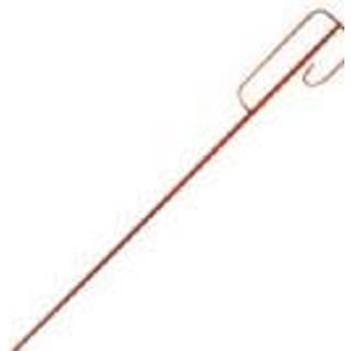 Jordspyd, 8mm rødmalet tentorstål, 1,2m