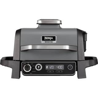 Ninja OG701 Woodfire Electric BBQ Grill & Røgeovn udendørs grill