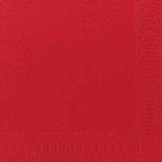 DUNI GO Serviet 3-lag 33x33 cm Rød 125 stk (2612)