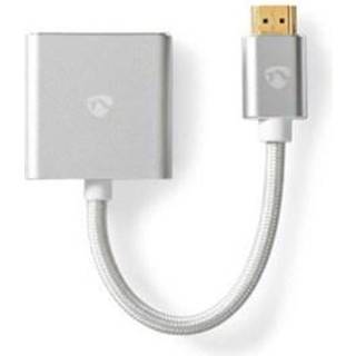 Nedis VGA-adapter | HDMI™ Stik | VGA Hun | Guldplateret | Lige | Aluminium | Sølv | Cover Window Box