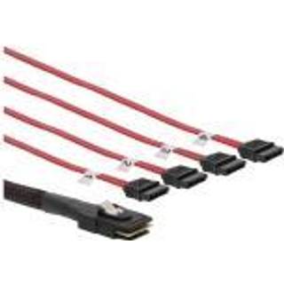 Mini SAS SFF-8087 til 4 x SATA OCF kabel - 0,5m