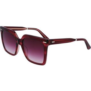 Calvin Klein Kvinde CK22534S 605 Solbriller Acetat Bordeaux Bordeaux Firkantet Normal Fotokromatisk