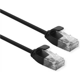 ROLINE UTP PatchCord Cat.6A/Class EA, LSOH, SLIM, black, 1.5m