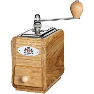 Zassenhaus Kaffeemühle Santiago Handarbeit Eichenholz Braun Kniemühle