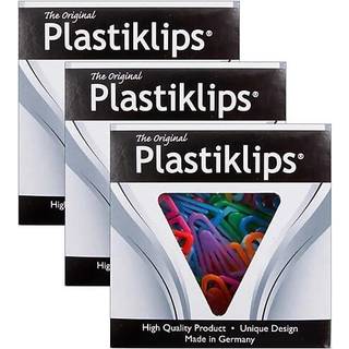 Baumgartens Baumlp3150-3 Plastiklips Paper Clips Assorterede st?rrelser og farver 315 pr. Pakke 3 pakker