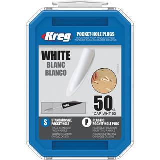 KREG White Plastic Standard Poket-Hole Plug