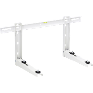 Vægbæring til varmepumpe med libelle, 465 x 400 x 780 mm - maks. 160 kg