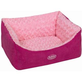 Komfortseng firkantet "ARUSHA" - Pink - 45 x 40 x 18 cm