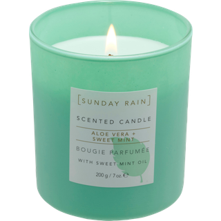 Sunday Rain Scented Candle Aloe & Sweet Mint 200 g