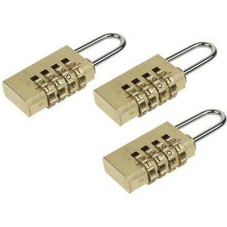 Kombinationslås 20 mm 3-pakning