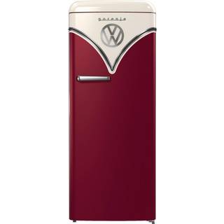 GORENJE Retro Collection Køleskab med fryseenhed 225liter Klasse D 22liter Fritstående Bordeaux